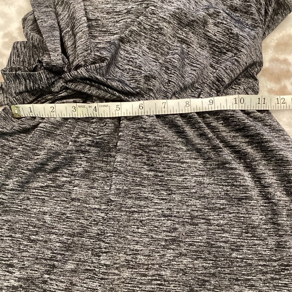 Athleta Faux Wrap Salt and Pepper Athletic Tank Dress, Size XSP - Picture 13 of 16